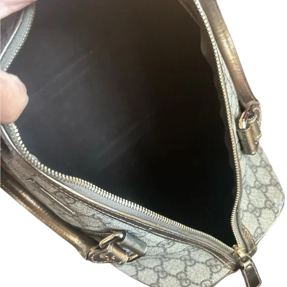 Gucci Coated Canvas Speedy with Metallic Bronze Accents - Picture 10 of 12